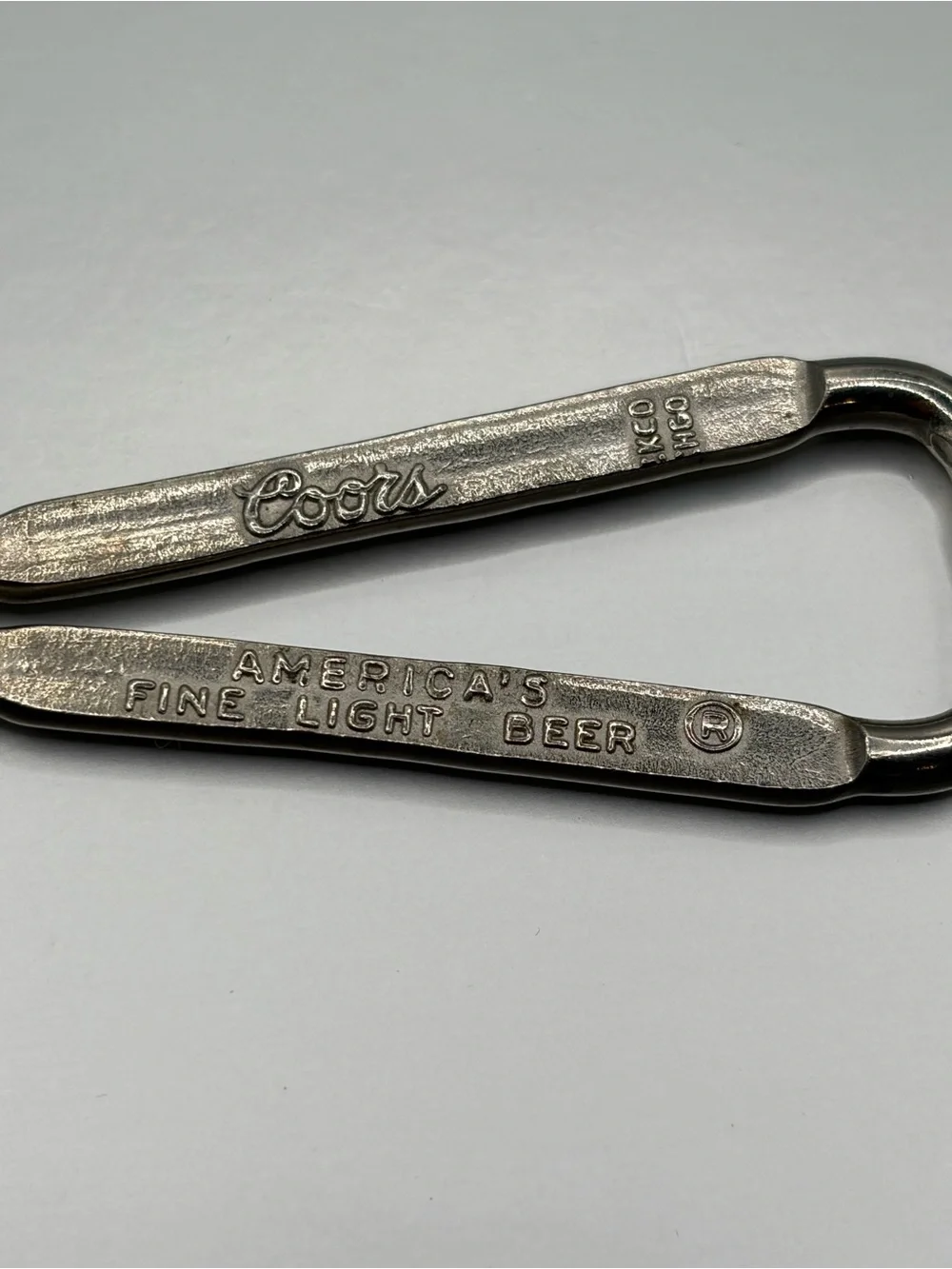 Vintage Coors Light Beer Metal Bottle Opener - Fine Light Beer Barware Retro